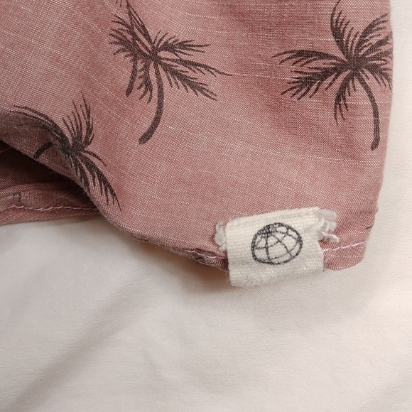 Free Planet men's short sleeved button down shirt size large - Picture 6 of 11